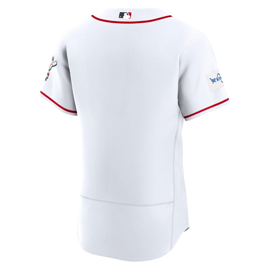 Cincinnati Reds Home Authentic Jersey — White
