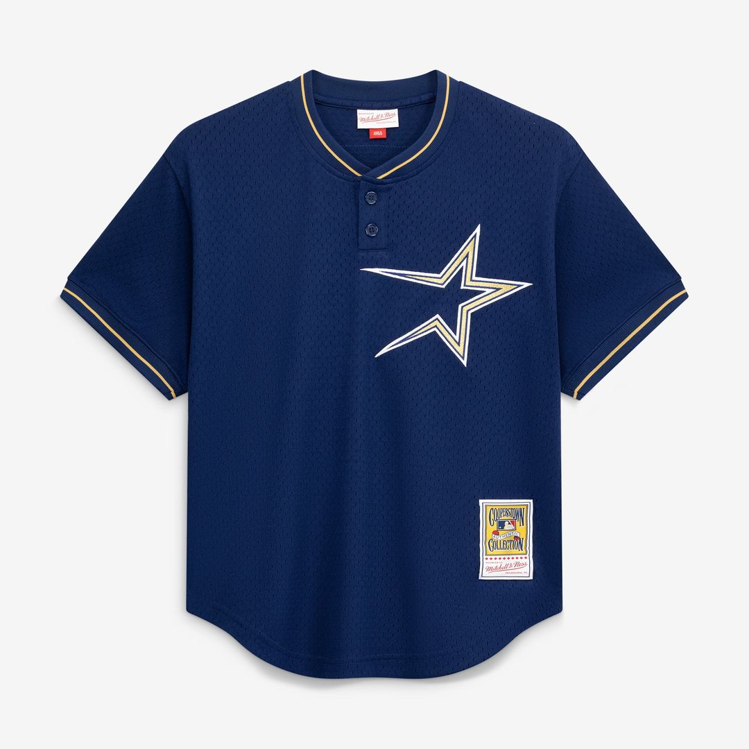 Houston Astros Billy Wagner Authentic Batting Practice Jersey — Navy