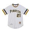 Pittsburgh Pirates Roberto Clemente Cooperstown Authentic Jersey — White
