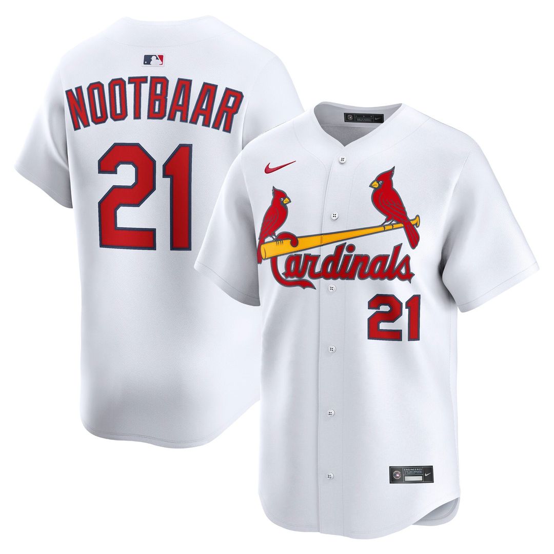St. Louis Cardinals Lars Nootbaar Home Limited Jersey — White