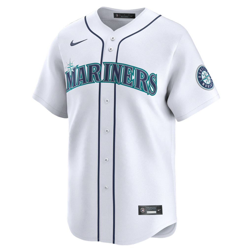 Seattle Mariners Josh Naylor Home Limited Jersey — White