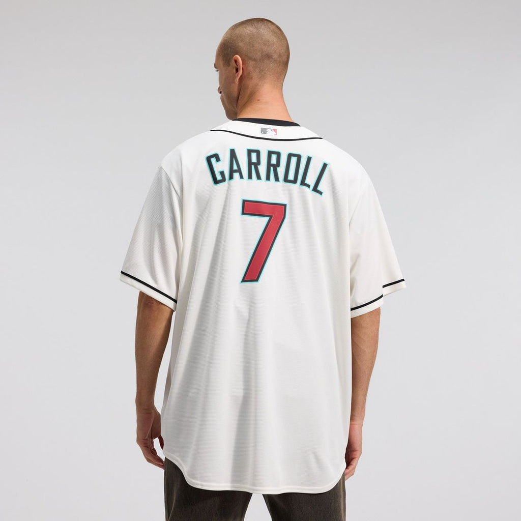 Arizona Diamondbacks Corbin Carroll Home Replica Jersey — Cream