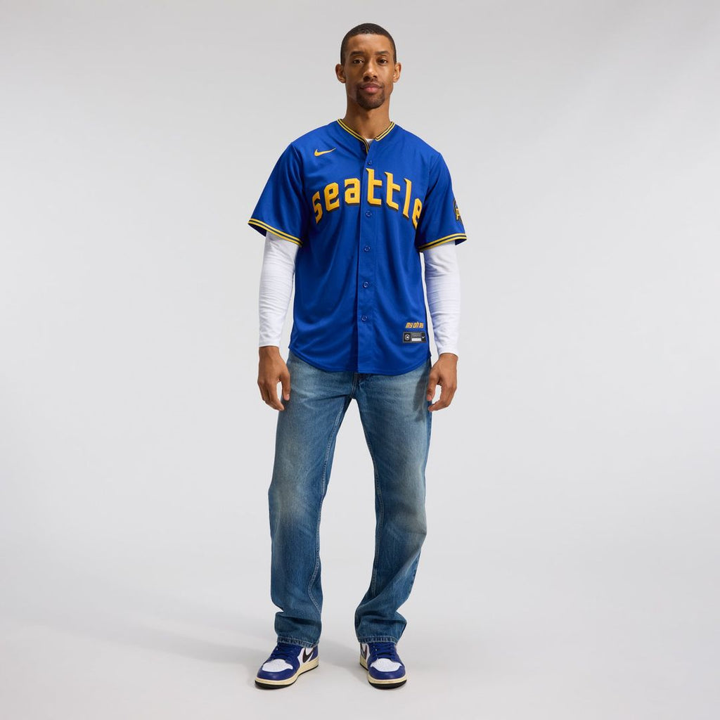 Seattle Mariners City Connect Replica Jersey — Royal