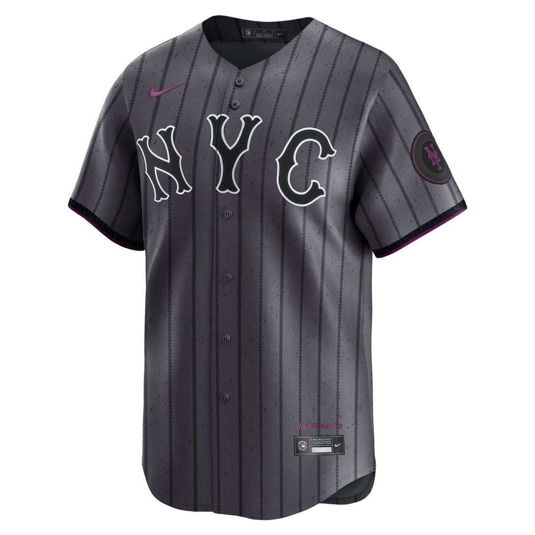 New York Mets City Connect Limited Jersey — Gray