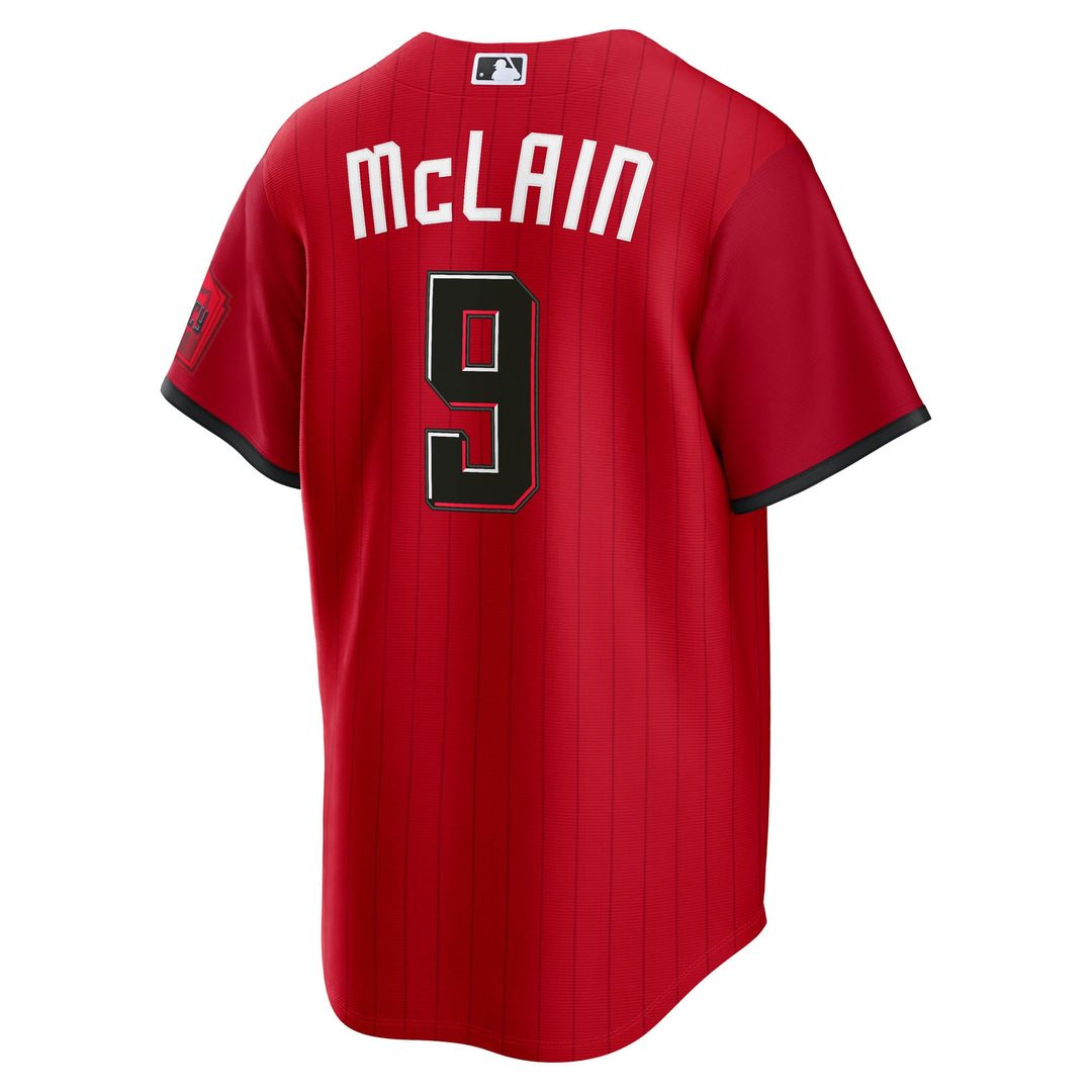 Cincinnati Reds Matt McLain 2026 City Connect Stadium Jersey — Red