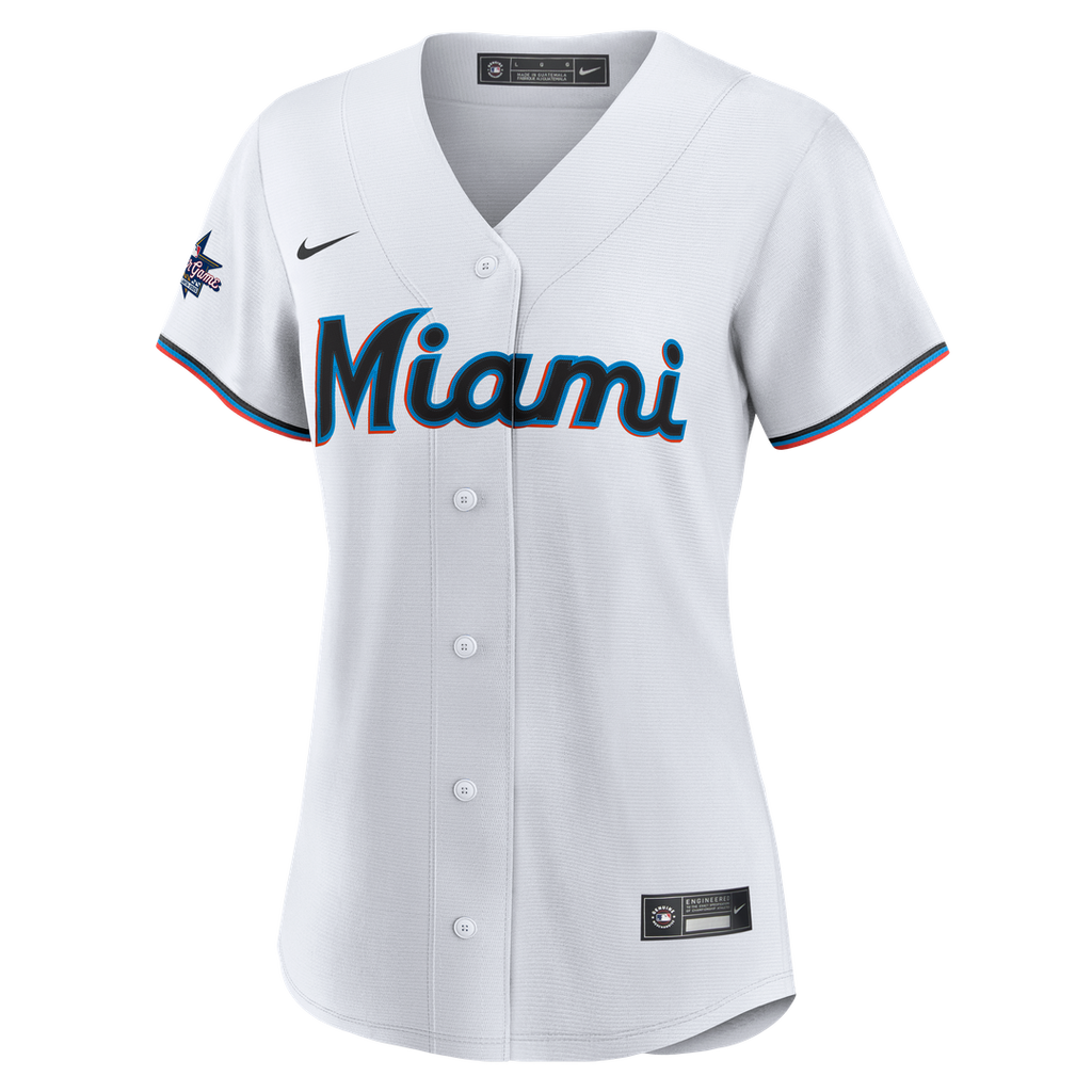 Miami Marlins Women's Replica Team Jersey — White