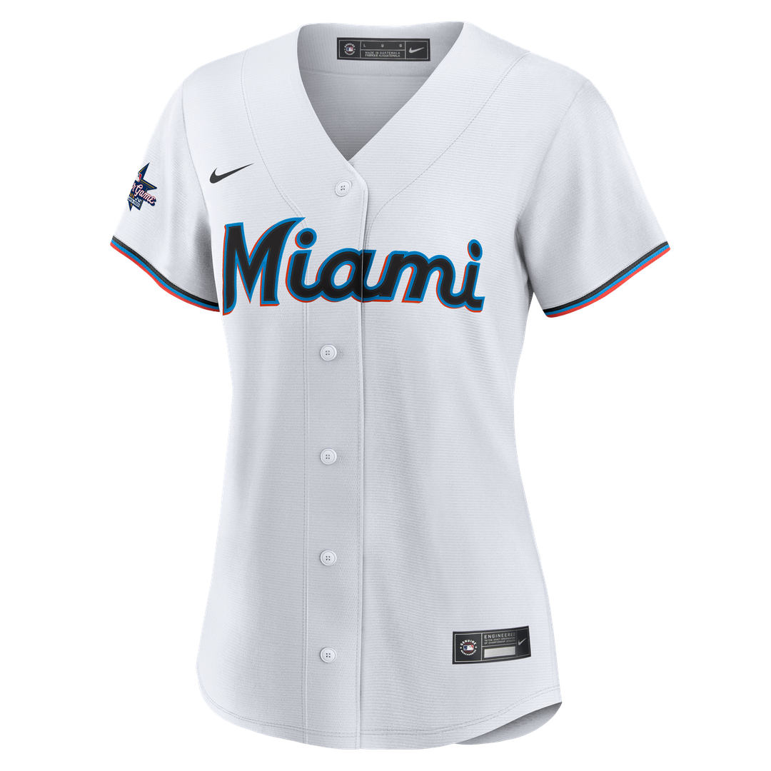 Miami Marlins Women's Replica Team Jersey — White