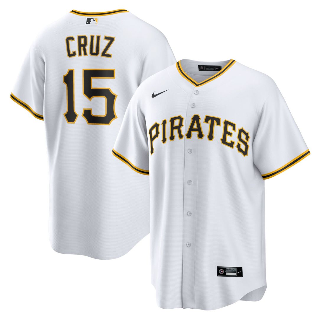 Pittsburgh Pirates Oneil Cruz Home Replica Jersey — White