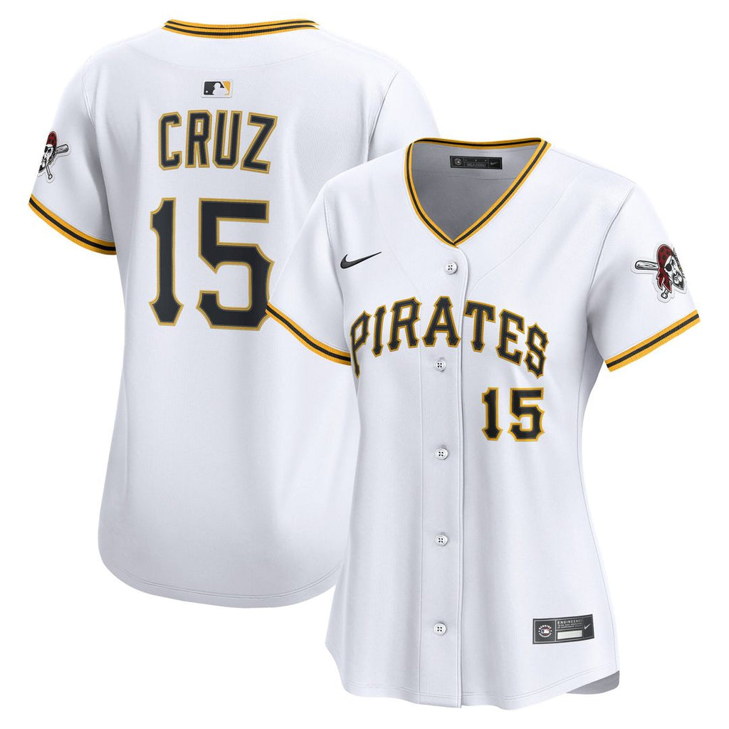 Pittsburgh Pirates Oneil Cruz Women's Home Limited Jersey — White