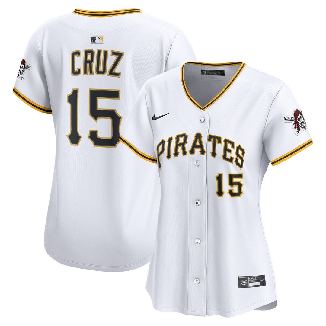 Pittsburgh Pirates Oneil Cruz Women's Home Limited Jersey — White