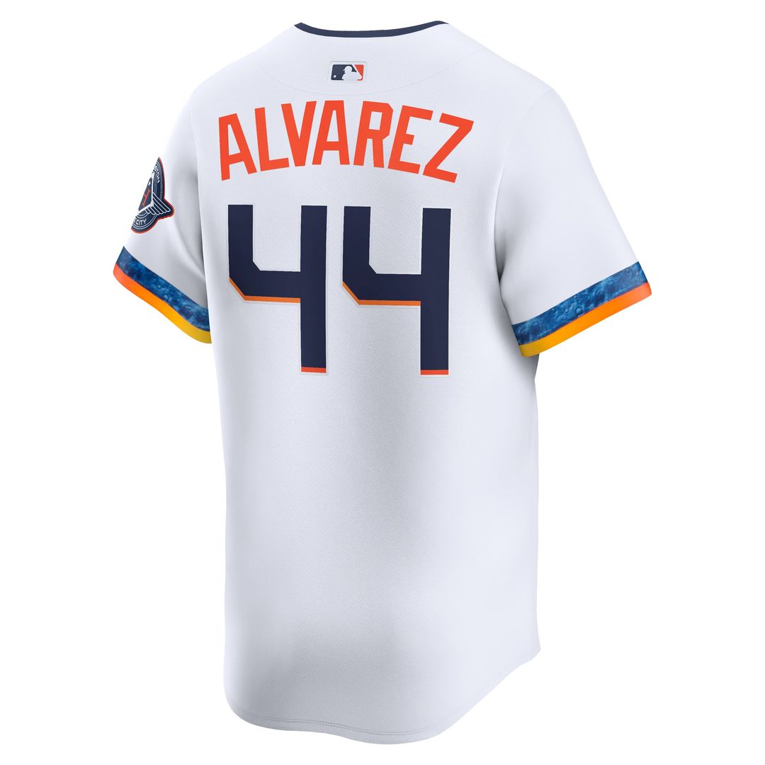 Houston Astros Yordan Alvarez 2025 City Connect Limited Jersey — White