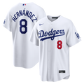Los Angeles Dodgers Enrique Hernández Home Stadium Jersey — White