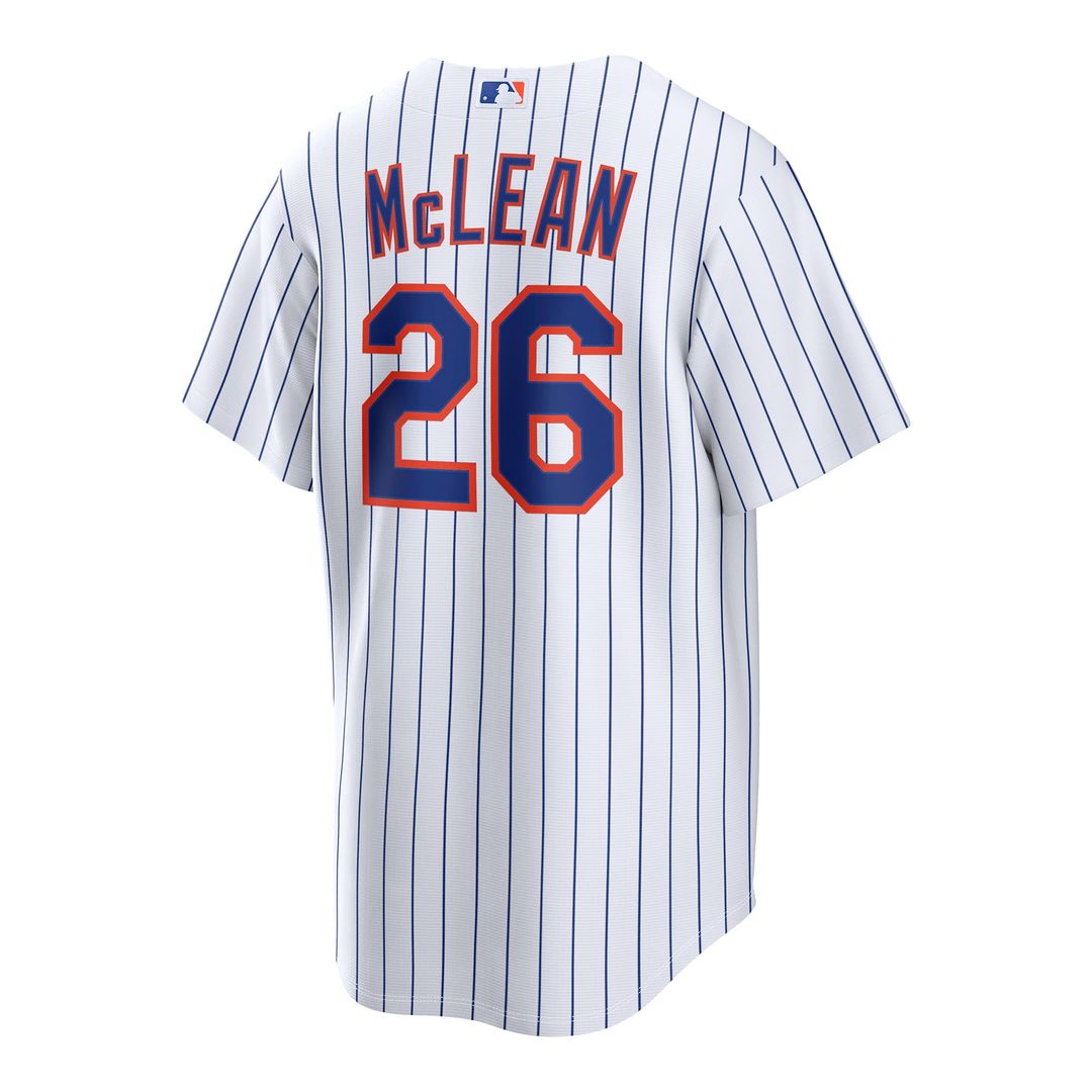 New York Mets Nolan McLean Home Replica Jersey — White