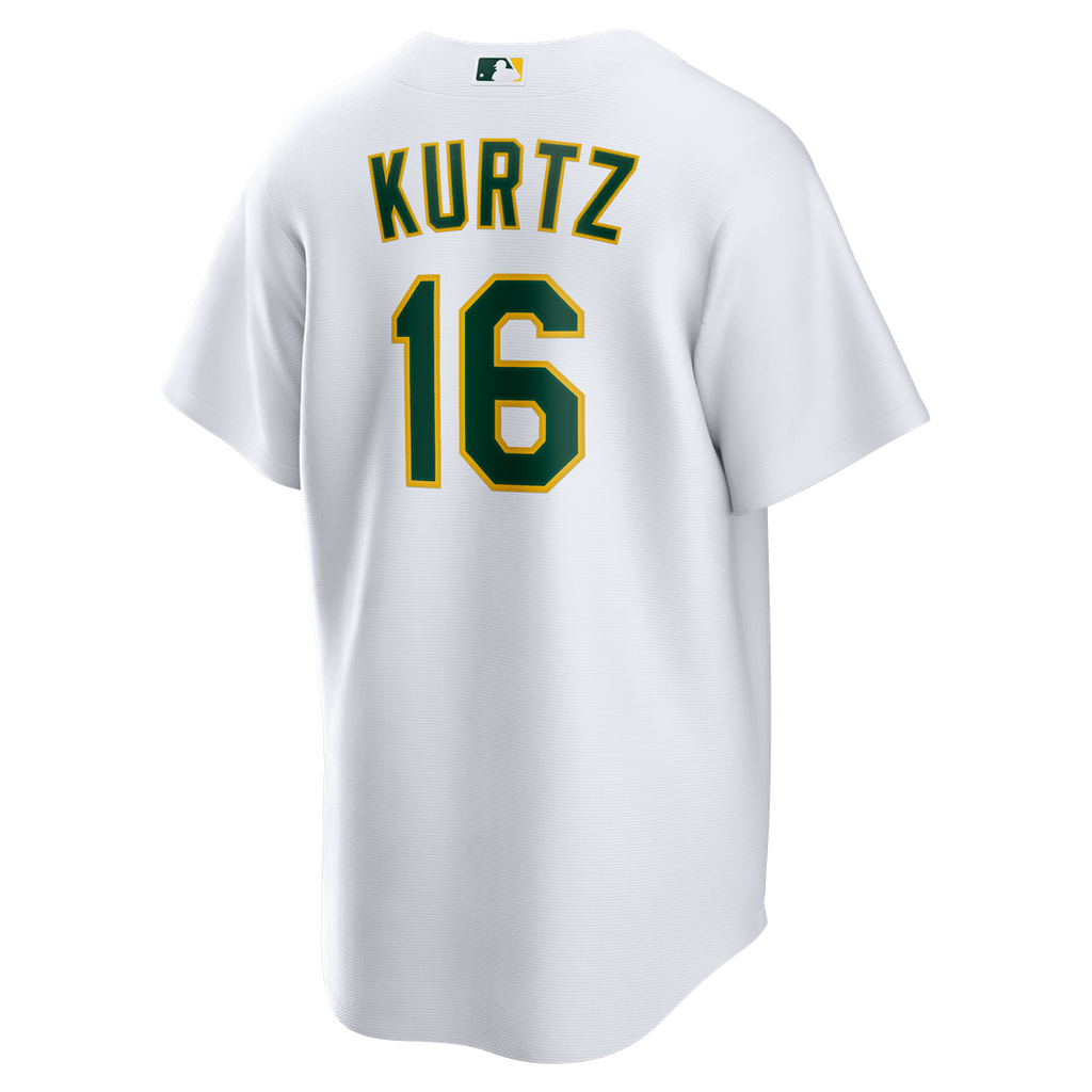 Athletics Nick Kurtz Home Replica Jersey — White