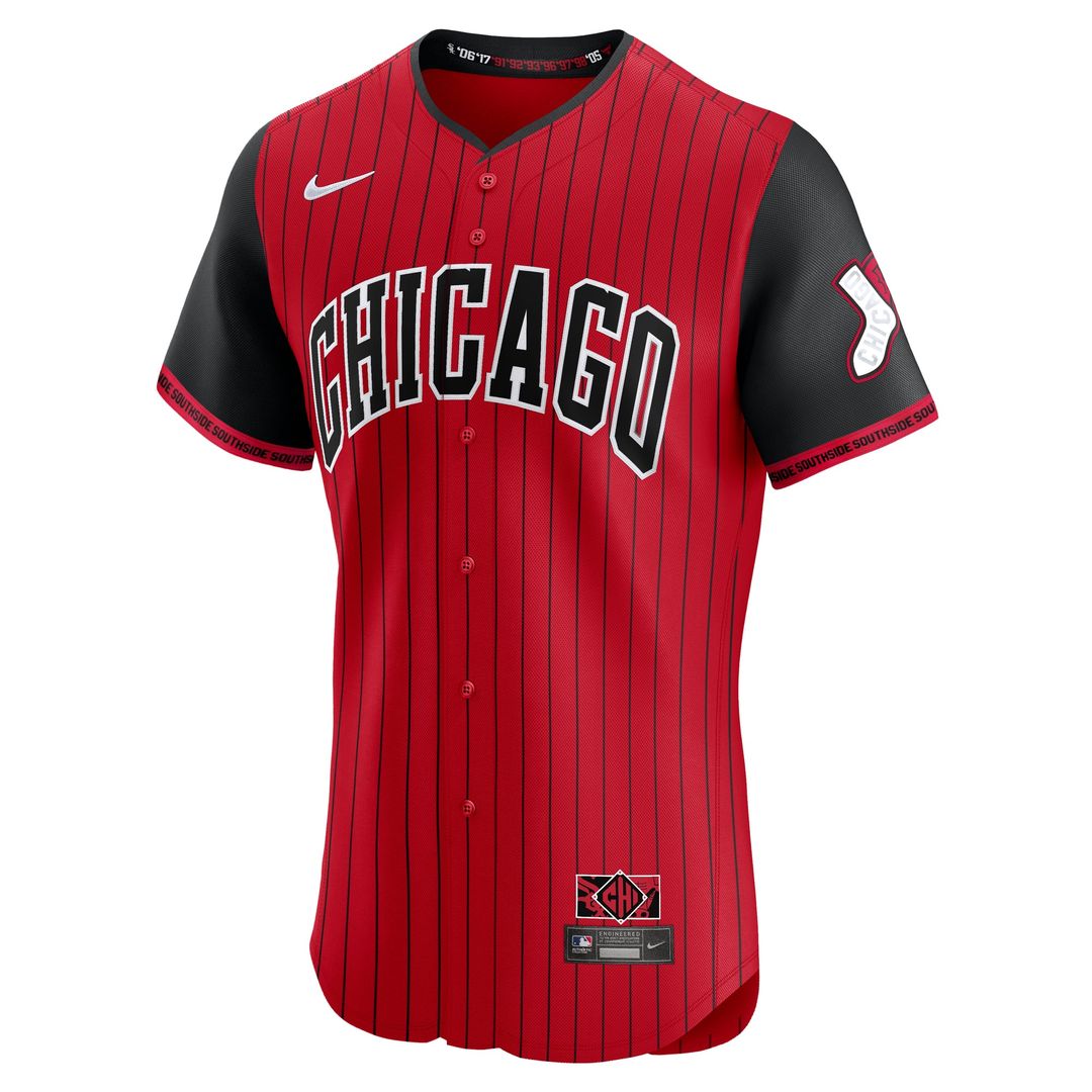 Chicago White Sox 2025 City Connect Elite Jersey — Red/Black