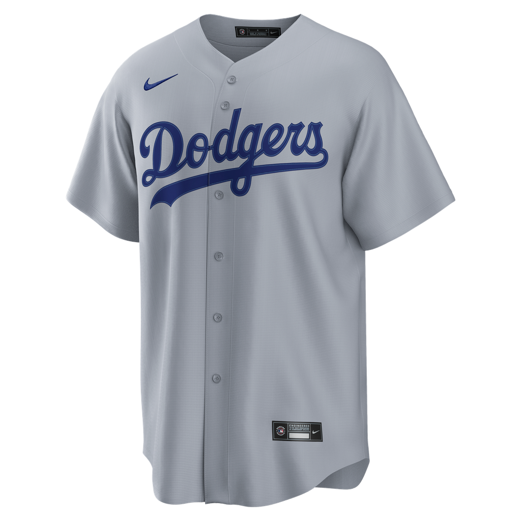 Los Angeles Dodgers Mookie Betts Road Replica Jersey — Gray
