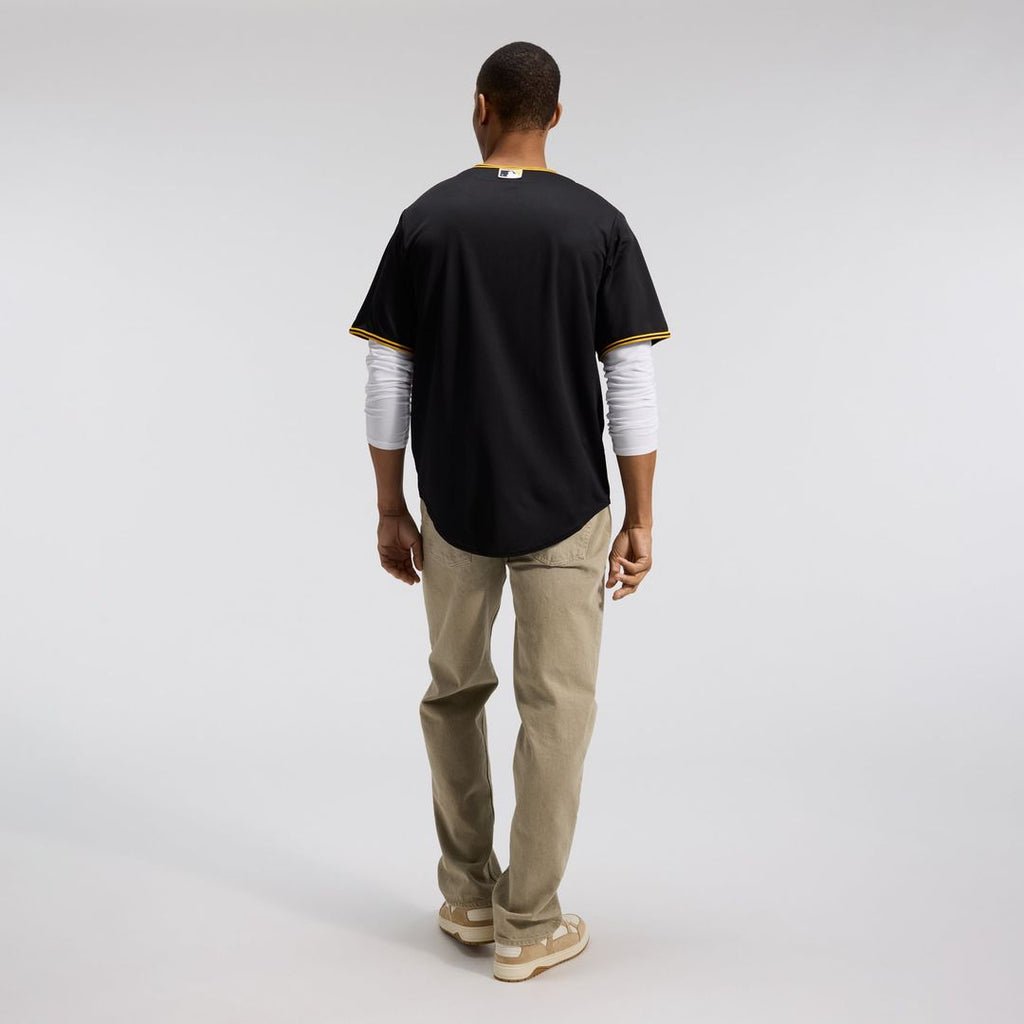 Pittsburgh Pirates Alternate Replica Team Jersey — Black