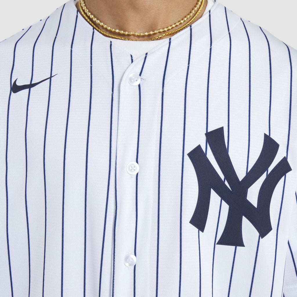 New York Yankees CC Sabathia 2025 Baseball Hall of Fame Name & Number Retired Replica Jersey — White