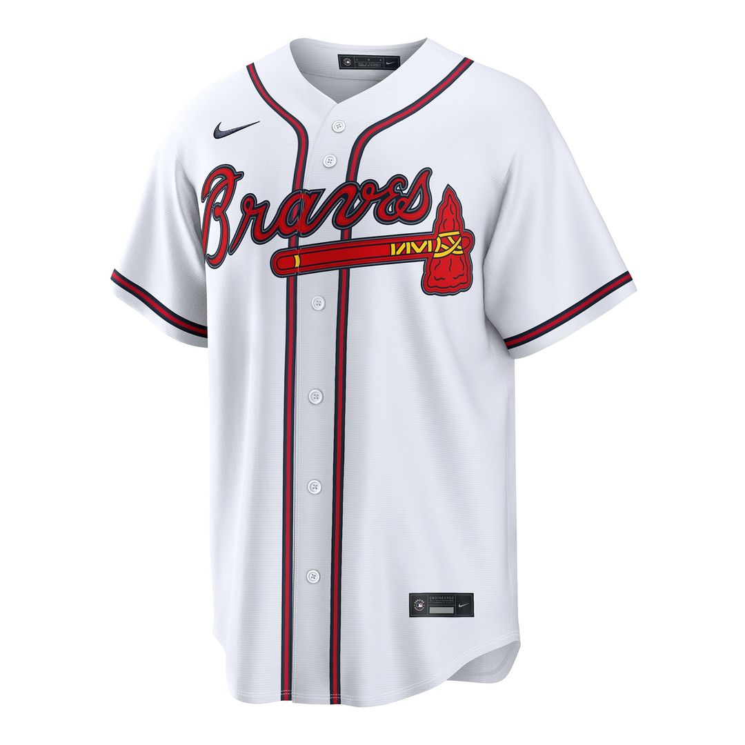 Atlanta Braves Spencer Schwellenbach Home Replica Jersey — White