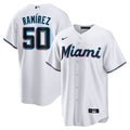 Miami Marlins Agustín Ramírez Home Replica Jersey — White