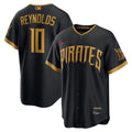Pittsburgh Pirates Bryan Reynolds 2026 City Connect Stadium Jersey — Black
