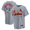 St. Louis Cardinals JJ Wetherholt USA 250 Fourth of July Road Stadium Jersey — Gray