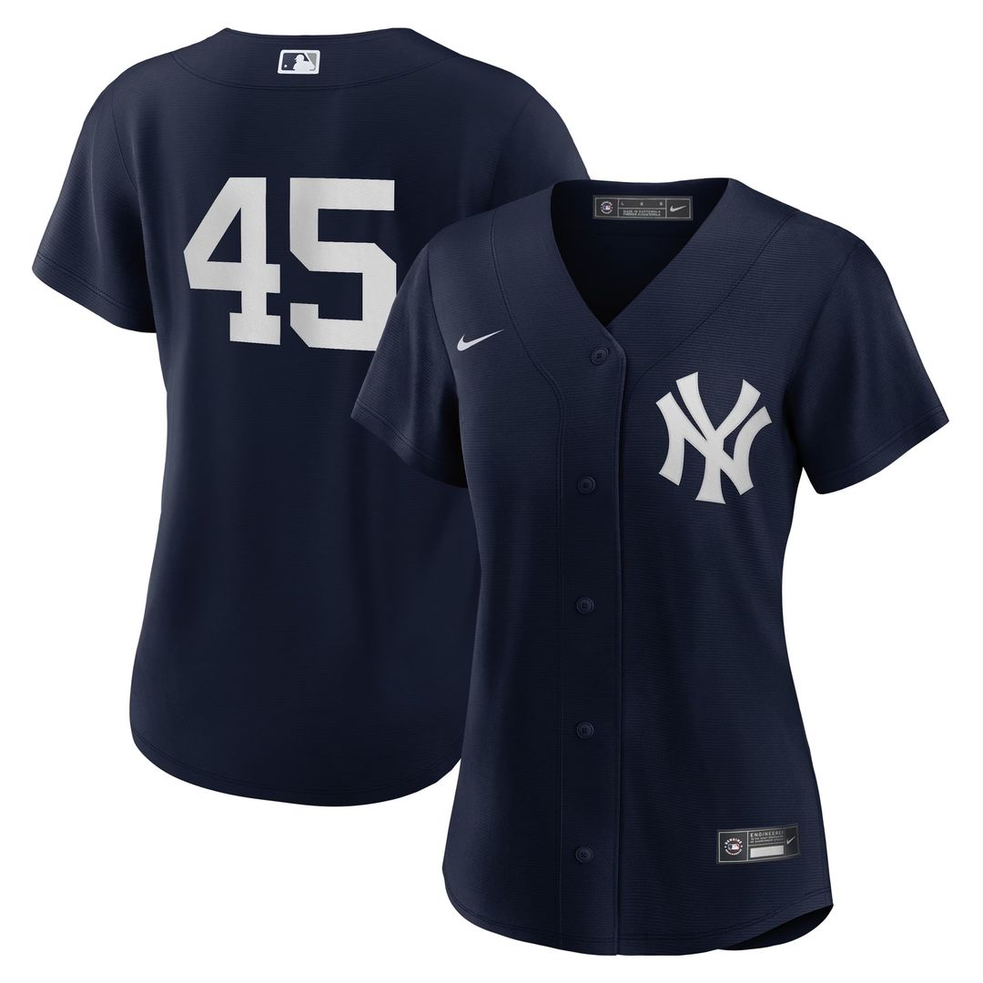 New York Yankees Gerrit Cole Women's Alternate Replica Jersey — Navy