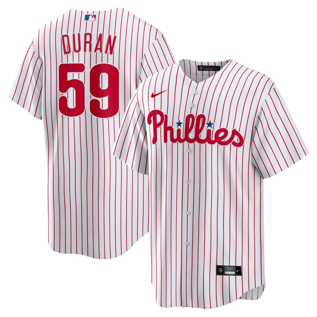 Philadelphia Phillies Jhoan Duran Home Replica Jersey — White