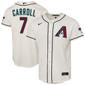 Arizona Diamondbacks Corbin Carroll Youth Home Stadium Jersey — Cream