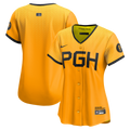 Pittsburgh Pirates Women's City Connect Limited Jersey — Gold