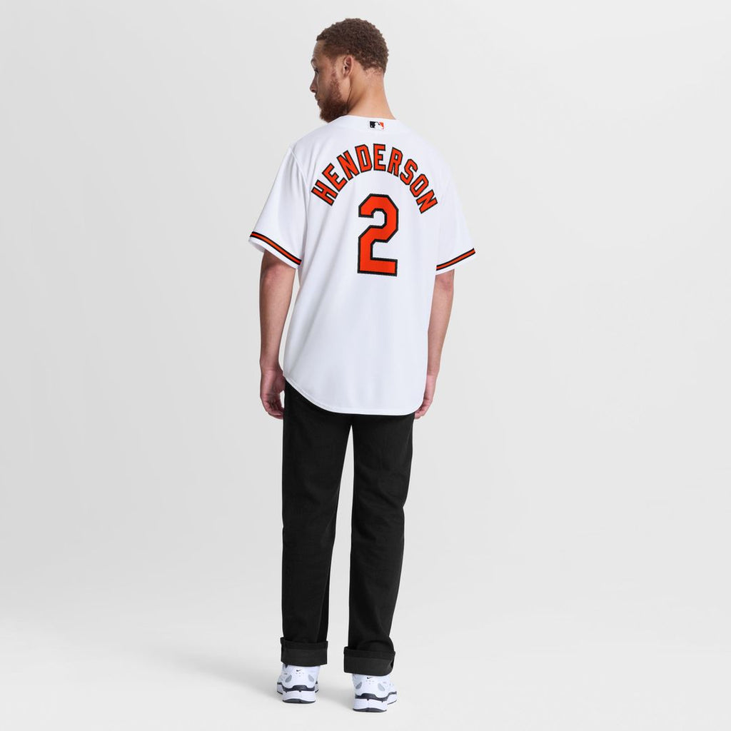 Baltimore Orioles Gunnar Henderson Home Replica Jersey — White