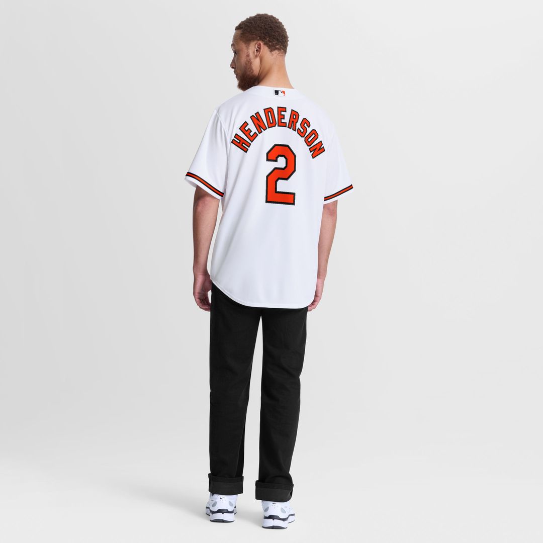 Baltimore Orioles Gunnar Henderson Home Replica Jersey — White