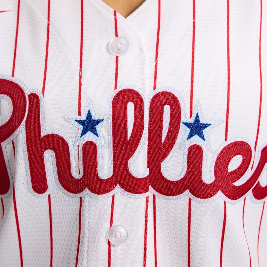 Philadelphia Phillies Women's Home Replica Team Jersey — White