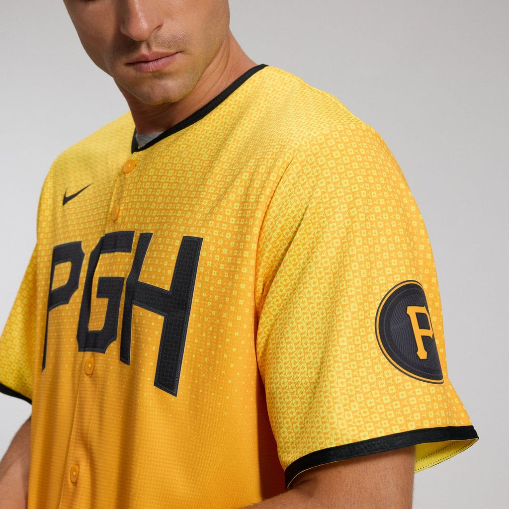 Pittsburgh Pirates City Connect Replica Jersey — Gold