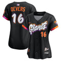 San Francisco Giants Rafael Devers Women's 2025 City Connect Limited Jersey — Black