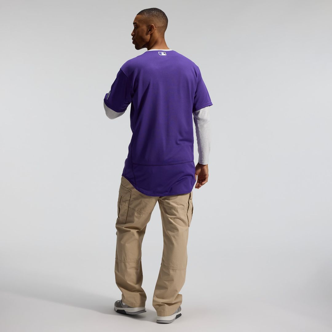Colorado Rockies Alternate Authentic Jersey — Purple
