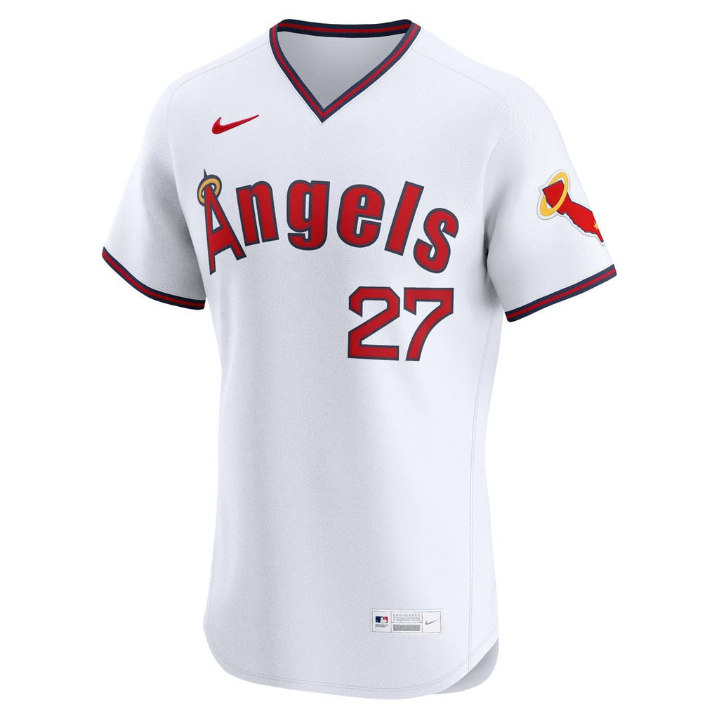 Los Angeles Angels Mike Trout Alternate 2 Elite Jersey — White