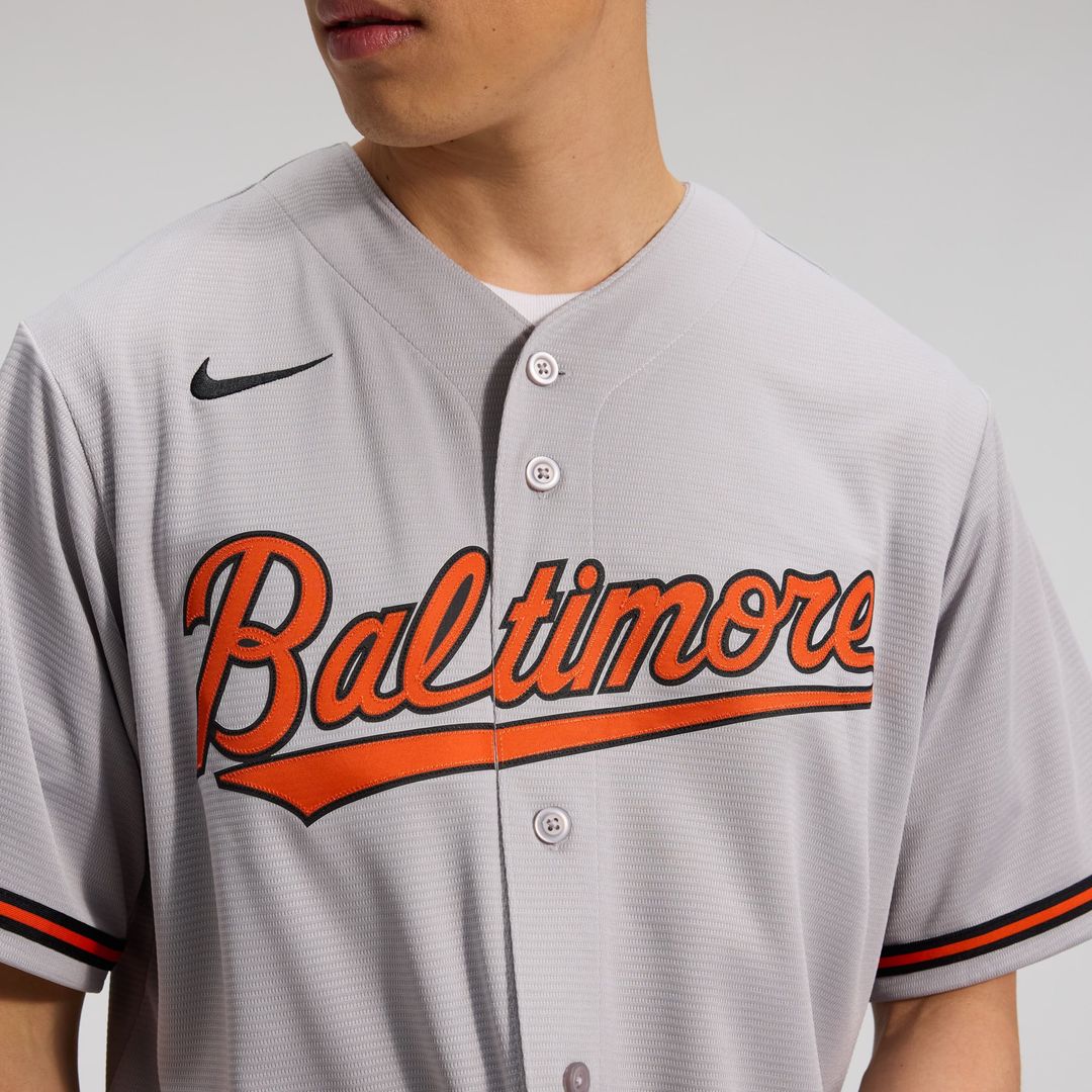 Baltimore Orioles Road Replica Team Jersey — Gray