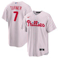 Philadelphia Phillies Trea Turner Home Replica Jersey — White