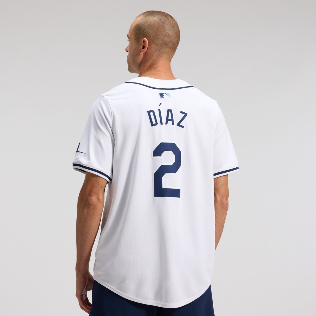 Tampa Bay Rays Yandy Diaz Home Limited Jersey — White