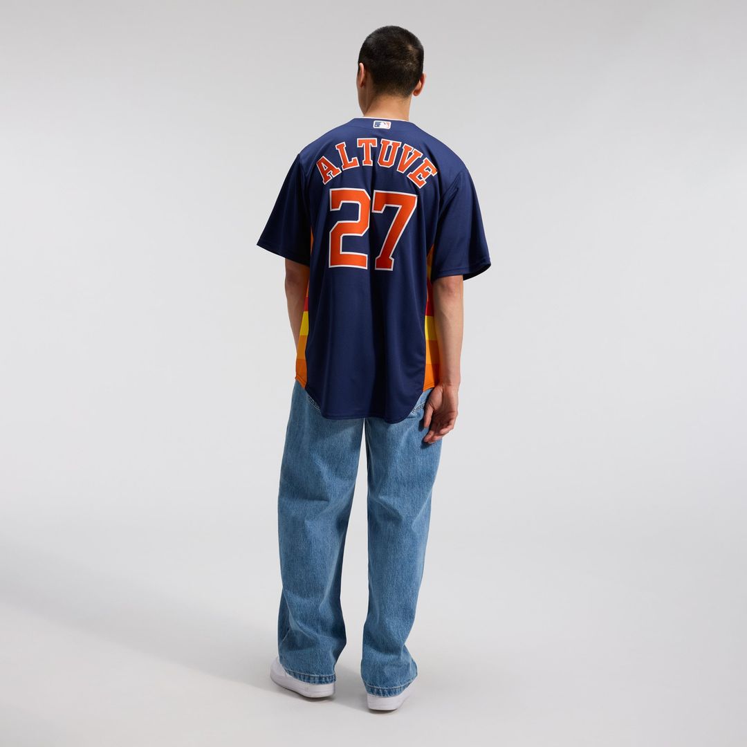 Houston Astros Jose Altuve Alternate 2 Replica Jersey — Navy