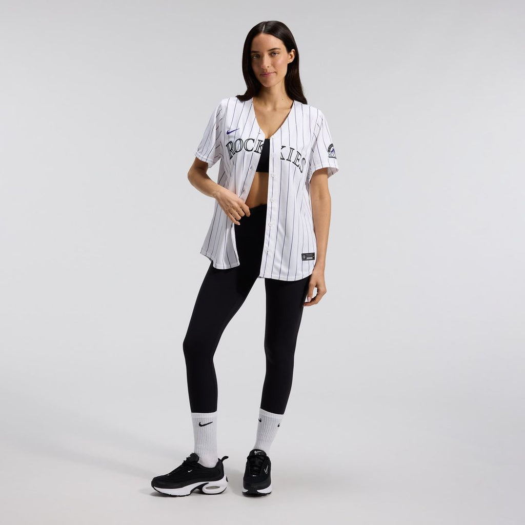 Colorado Rockies Women's Home Limited Jersey — White