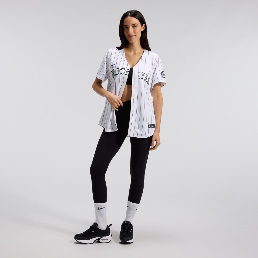 Colorado Rockies Women's Home Limited Jersey — White