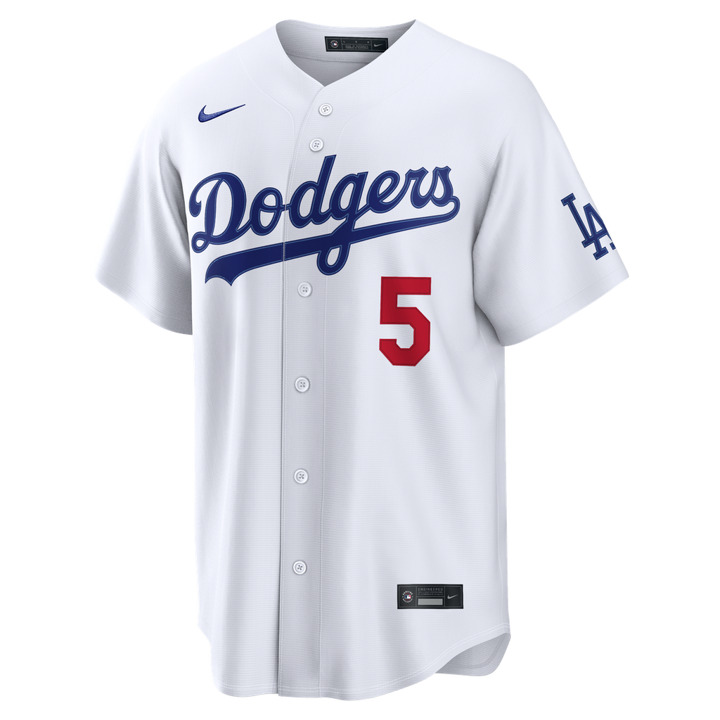 Los Angeles Dodgers Freddie Freeman Home Stadium Jersey — White