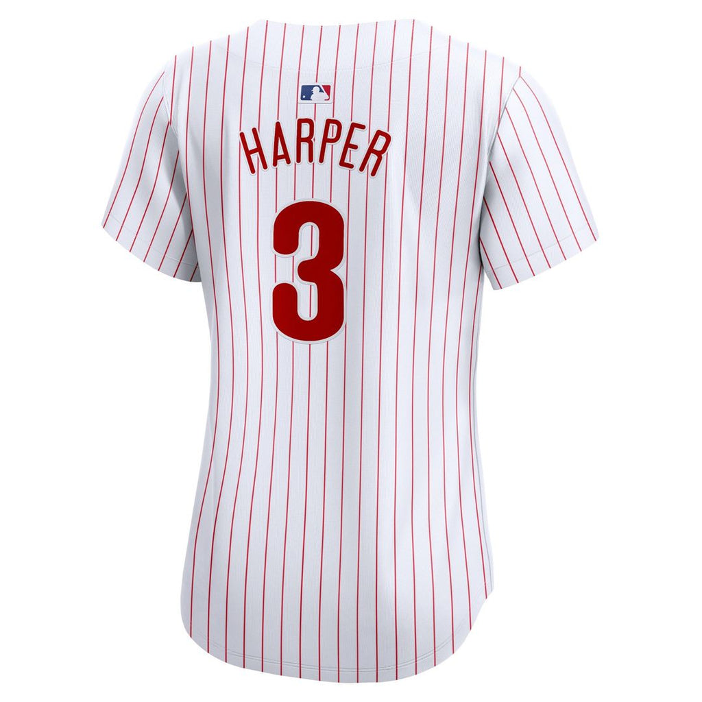 Philadelphia Phillies Bryce Harper Women's Home Limited Jersey — White