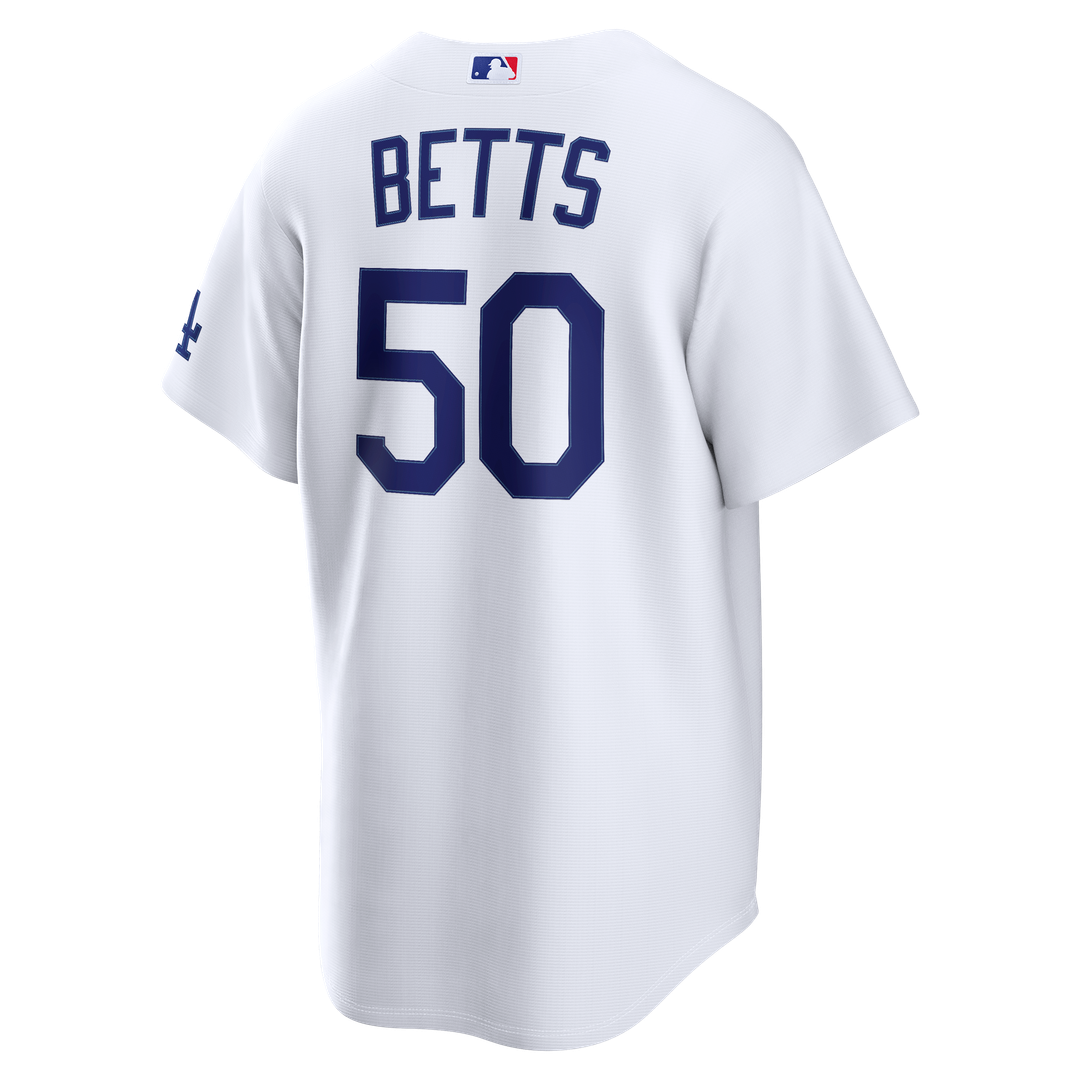 Los Angeles Dodgers Mookie Betts Home Stadium Jersey — White