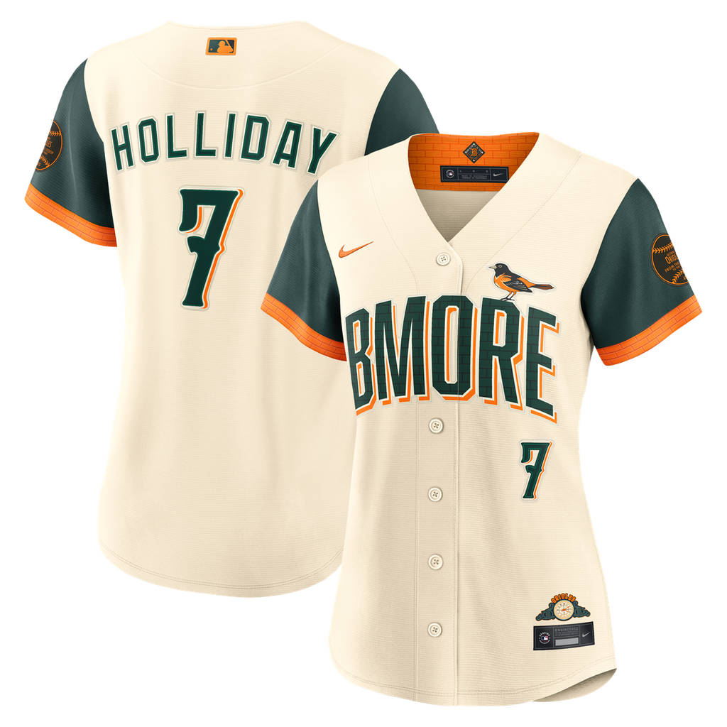 Baltimore Orioles Jackson Holliday Women's 2026 City Connect Stadium Jersey — Cream