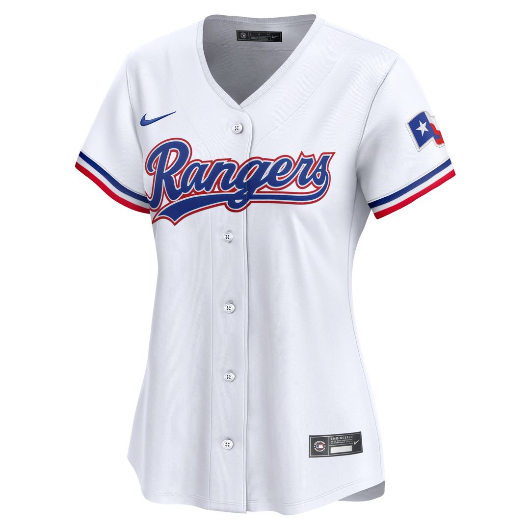 Texas Rangers Jacob deGrom Women's Home Limited Jersey — White