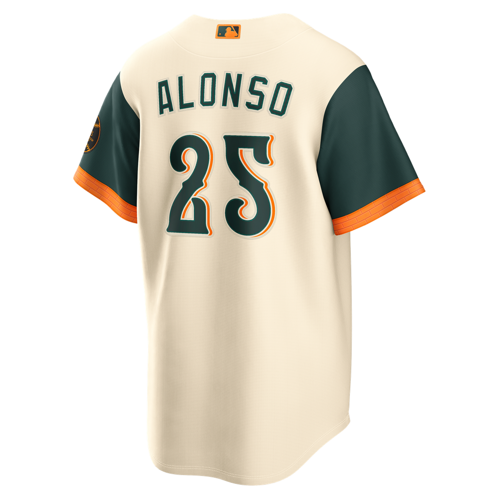 Baltimore Orioles Pete Alonso 2026 City Connect Stadium Jersey — Cream