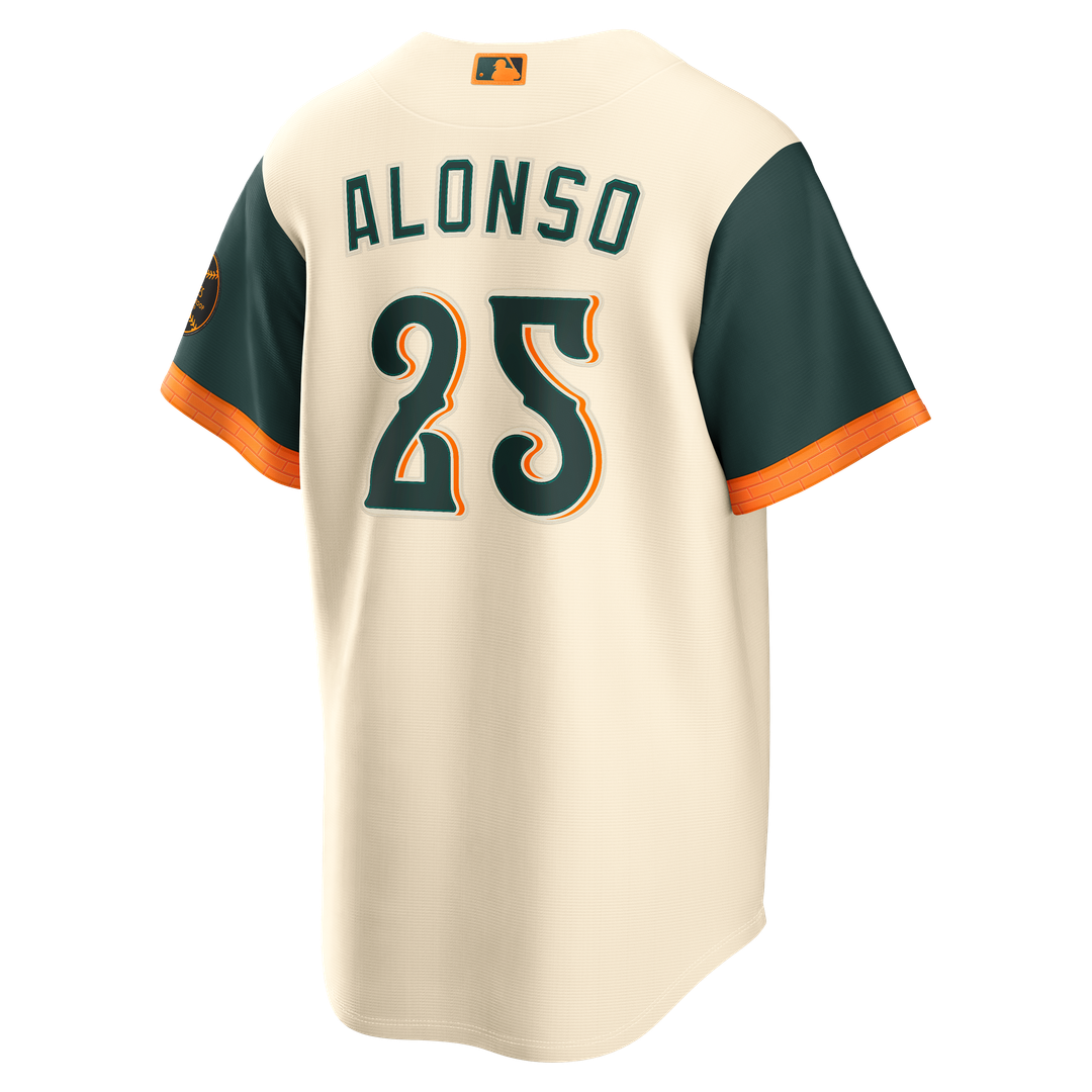 Baltimore Orioles Pete Alonso 2026 City Connect Stadium Jersey — Cream